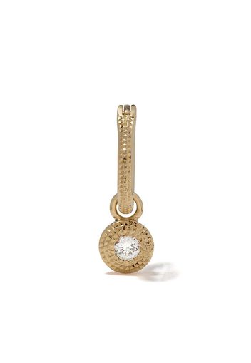 De Beers 18kt yellow gold Talisman white diamond earring