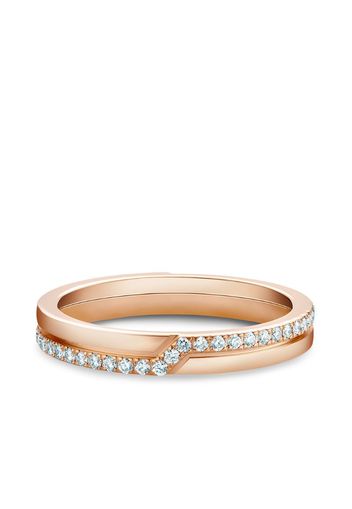 18kt rose gold The Promise diamond ring