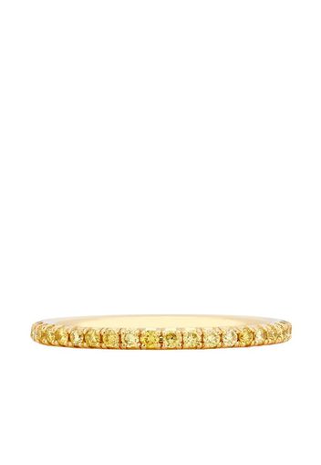 18kt yellow gold diamond Aura Eternity band ring