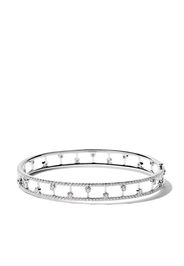 18kt white gold Dewdrop diamond bangle