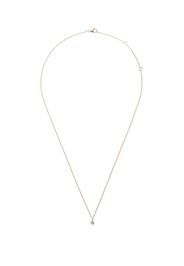 De Beers 18kt rose gold My First De Beers one diamond pendant necklace