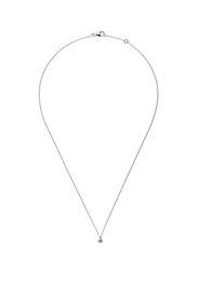 De Beers 18kt white gold My First De Beers one diamond pendant necklace