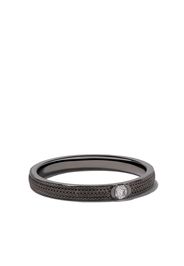 De Beers Black rhodium plated 18kt gold Azulea diamond band