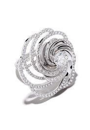 De Beers 18kt white gold Aria diamond cocktail ring