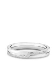 18kt white gold The Promise band ring