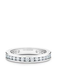 platinum channel-set diamond eternity band