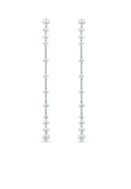 18kt white gold diamond Arpeggia one line earrings