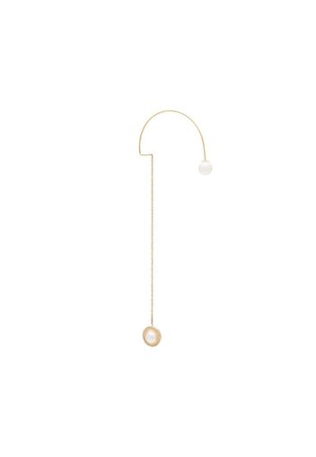 19kt gold Fishing For Compliments D earring