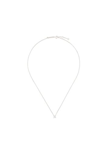 Delfina Delettrez Dots Solitaire diamond necklace - Metallic