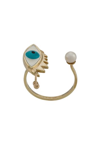 Delfina Delettrez 9kt yellow gold Eye Piercing ring