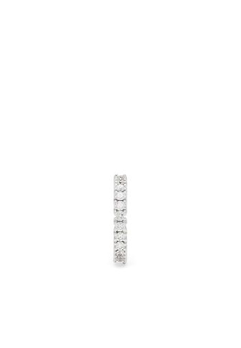 18kt white gold diamond 1987 tennis stud earring