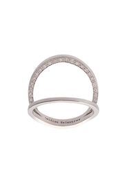 Delfina Delettrez double band ring - White