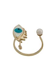 Delfina Delettrez 9kt yellow gold Eye Piercing ring