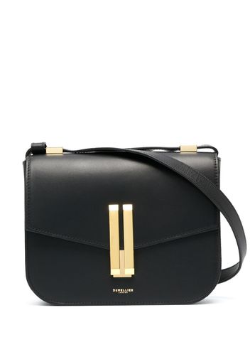 Demellier Vancouver leather shoulder bag - Black