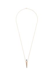 diamond line amulette necklace