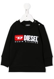 Diesel Kids logo print sweatshirt - Black
