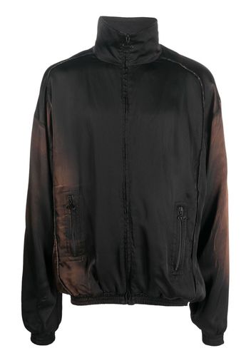 Diesel high-neck bomber-jacket - Black