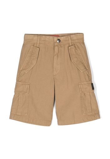 Diesel Kids cotton cargo shorts - Brown