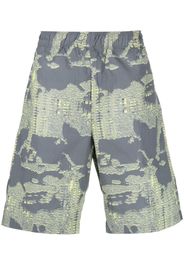 Diesel all-over graphic-print shorts - Grey