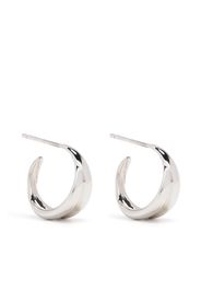 Dinny Hall small Twist hoop earrings - Silver