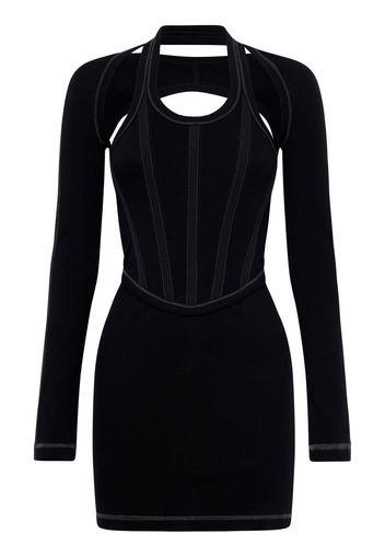 Dion Lee Modular Corset dress - Black