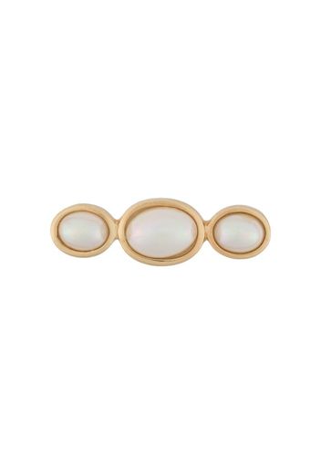 1980s pre-owned faux-pearl brooch