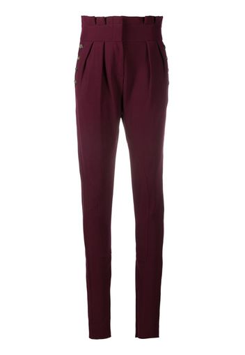 2000s pre-owned slim-fit trousers