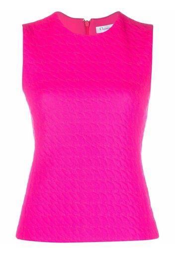 Christian Dior 2010 pre-owned jacquard sleeveless top - Pink