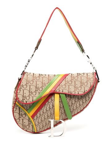 Christian Dior 1990-2000s pre-owned Rasta Trotter Saddle shoulder bag - Brown