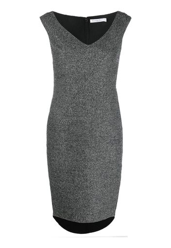 Christian Dior 2010s pre-owned v-neck sleeveless dress - Grey