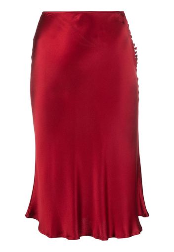 Christian Dior 1990s pre-owned bias cut skirt - Red