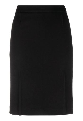 Christian Dior 1990-2000 pre-owned high-waist fitted skirt - Black