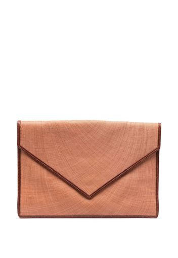 Christian Dior 1990s pre-owned envelope clutch bag - Neutrals