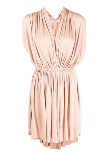 Christian Dior 2010s pre-owned gathered minidress - Pink