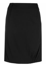 Christian Dior 2006 pre-owned dart-detailing high-waisted skirt - Black