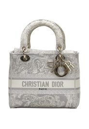 Christian Dior pre-owned medium Toile de Jouy Lady D-Lite tote bag - Grey