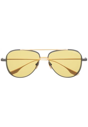 Dita Eyewear aviator sunglasses - BLK/ GLD BLACK IRON YELLOW GOLD W/ GOLDEN AMBER