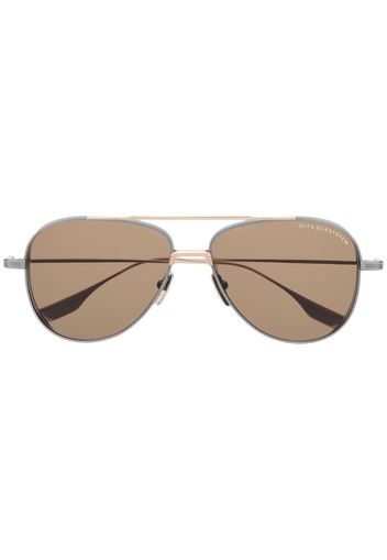 Dita Eyewear Subsystem aviator-frame sunglasses - Silver