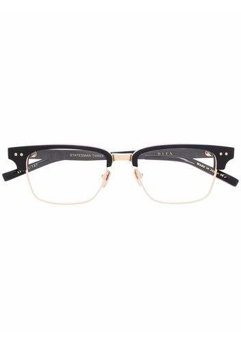 Dita Eyewear Statesman Three square-frame glassses - Black