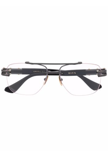 Dita Eyewear aviator frame glasses - Grey