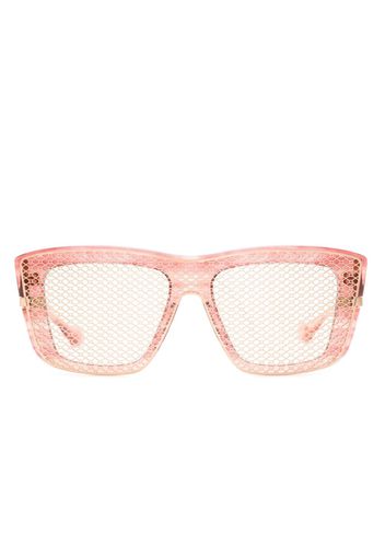 Dita Eyewear Skaeri rectangle-frame sunglasses - Pink