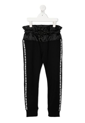 logo drawstring track trousers