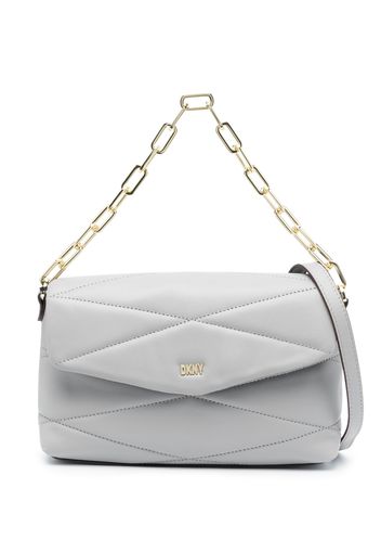 DKNY quilted leather crossbody bag - Grey