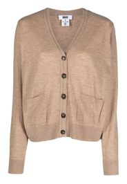 DKNY V-neck wool cardigan - Neutrals