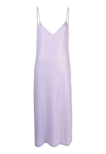 Dodo Bar Or sequinned midi dress - Purple