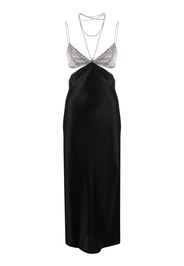 Dodo Bar Or Beatrice crystal-embellished slip dress - Black