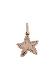 9kt rose gold So Happy To Have Found You brown diamond star charm