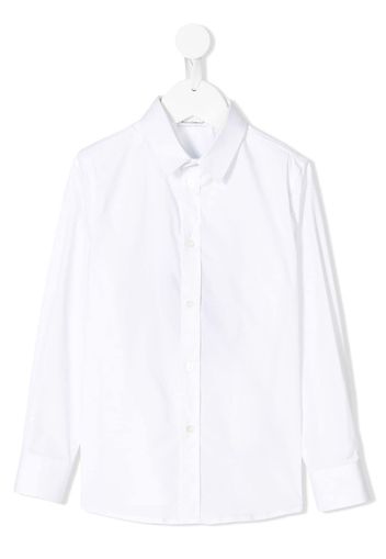 Dolce & Gabbana Kids classic plain shirt - White