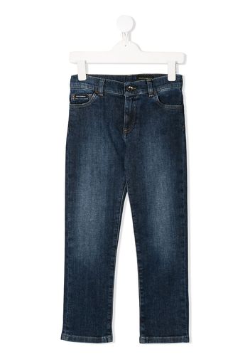 Dolce & Gabbana Kids straight leg jeans - Blue