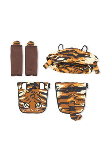 Dolce & Gabbana Kids tiger baby carrier covers - Yellow